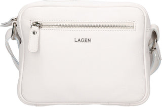 Lagen Borsa A Tracolla In Pelle Da Donna 2153 bianca