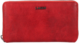 Lagen Portafoglio In Pelle Da Donna vino 7654
