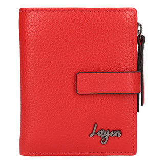 Lagen Portafoglio In Pelle Da Donna 059 rosso