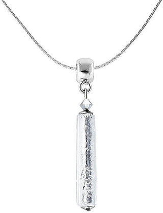 Lampglas Collana Queen Crystal Con Argento Puro In Perla Lampglas Npr3