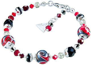 Magic Mayan Love Bracciale with Lampglas BP37 pearls