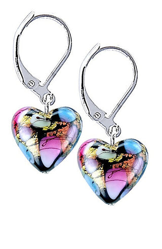 Lampglas Imperdibili Gli Orecchini Crazy Love In Oro 24K Con Perle Lampglas Elh21