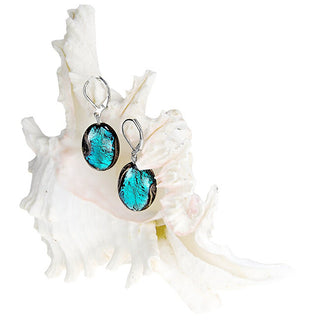 Lampglas Misteriosi Orecchini Deep Sea Realizzati Con Perle Lampglas E Argento Puro Ep11