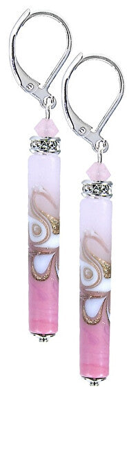 Lampglas Orecchini Good Mood In Perle Lampglas Epr24