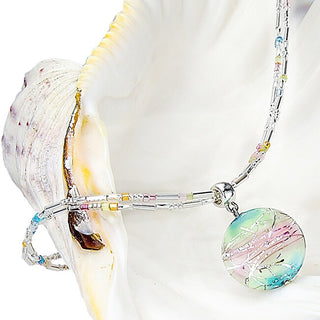 Lampglas Collana Da Donna Delicata Sweet Childhood Con Perla Lampglas E Argento Puro Np22