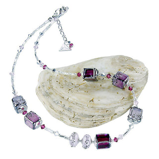 Lampglas Collana Delicata Juicy Raspberry Realizzata Con Perle Lampglas Ncu32