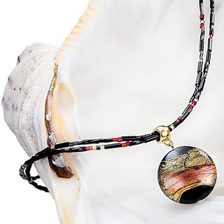 Lampglas Collana Misteriosa Da Donna Con Perla Lampglas E Oro 24 Carati Np18