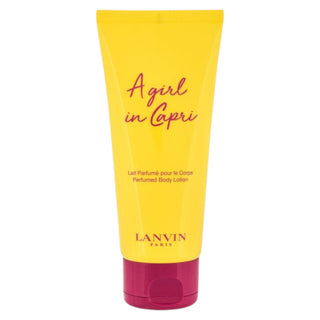 Lanvin A Girl In Capri Fluido Uso Quotidiano Lozione Corpo Corpo Intero 100 ml
