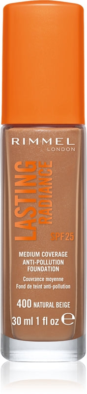Rimmel Lasting Radiance Fondotinta Illuminante SPF 25 400 Natural Beige 30 ml