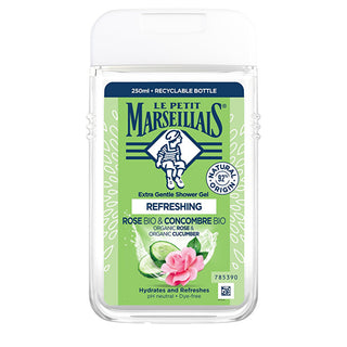 Le petit marseillais Bio Rose & Bio Cucumber Gel doccia - Volume: 250 ml