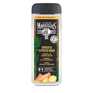 Le petit marseillais 4in1 Ginger & Cypress Wood Gel doccia 400 ml