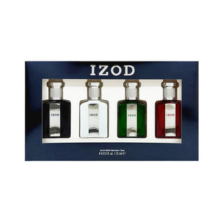 Legacy Set Izod: Bianco, Eau De Toilette, per uomo, 15 ml + Verde, Eau De Toilette, per uomo, 15 ml + Rosso, Eau De Toilette, per uomo, 15 ml + Blu, Eau De Toilette, per uomo, 15 ml
