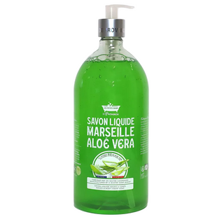 Les Petites Bains de Provence Sapone liquido marsigliese all'aloe vera per mani e corpo 1000 ml