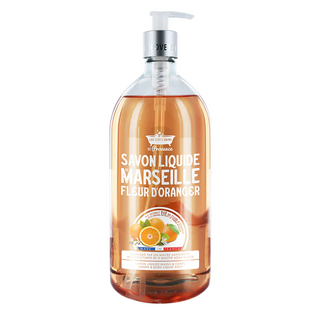 Les Petites Bains de Provence Sapone liquido Marsiglia Orange Blassom per mani e corpo 1000 ml