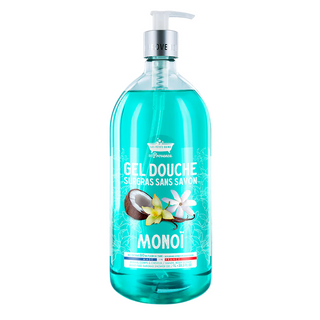 Les Petites Bains de Provence Monoi gel doccia Per Corpo Viso e Capelli Per Pelli Sensibili 1000 ml