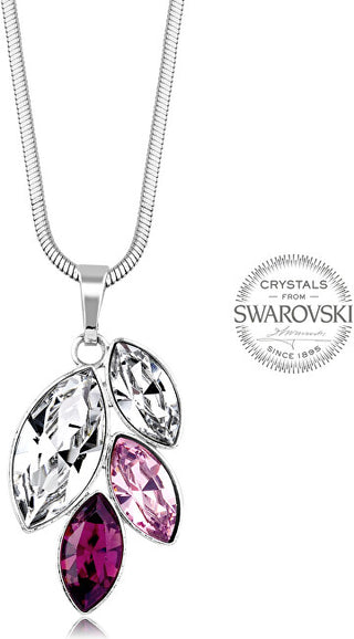 Levien Collana Con Cristalli Viola Navette