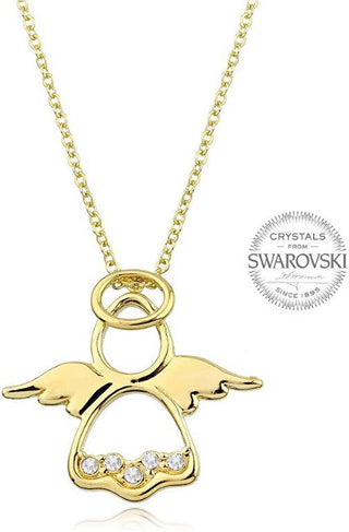 Levien Le collier plaqué or Angel Original 
