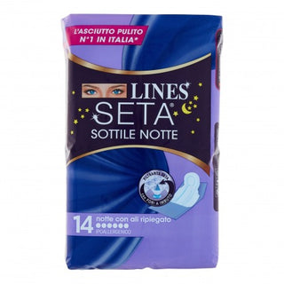 Lines Lines Seta Sottile Notte Con Ali Ripiegato 14 Pz