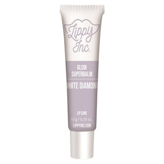 LippyInc. Glow Superbalm White Diamond finitura lucida balsamo per le labbra 10 g