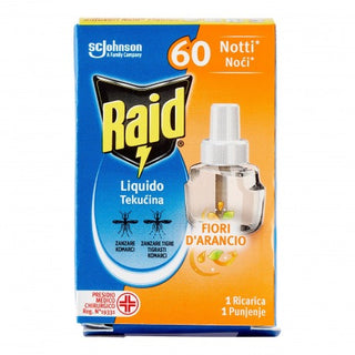 Raid Liquido Elettrico Ricarica, 60 Notti, Fiori D`Arancio