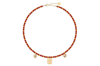 Liu jo Colorful beaded Collana made of steel Icones LJ3155