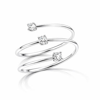 Liu jo Designer open Anello with zircons LJ2491M - Circuit: 54 mm