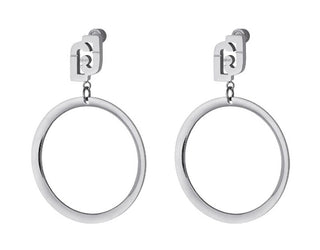 Liu Jo Modern Long Earrings in Steel Lj3055 
