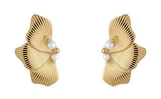 Liu jo Unique gold-plated Orecchini with synthetic pearls LJ3079