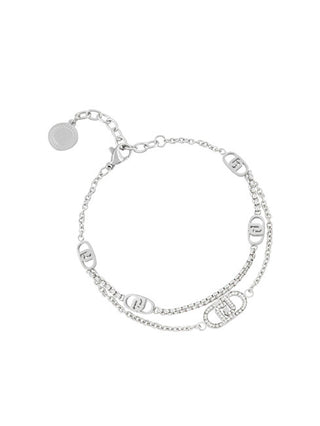 Liu Jo Pulsera Doble de Acero con Cristales Lj2903 