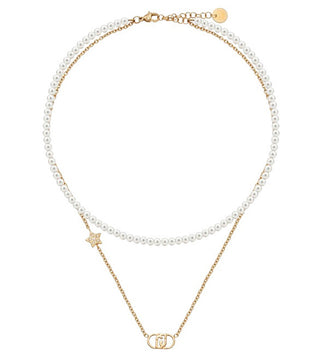 Liu jo Double Pearl Collana da donna Stones LJ3164