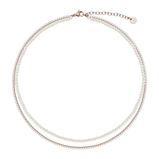 Liu Jo Collana Di Perle Placcate Oro Doppio Per Donna Lj3028