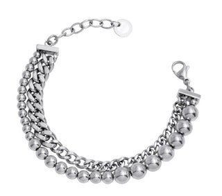 Liu Jo Bracelet double distinctif en acier Lj3048 