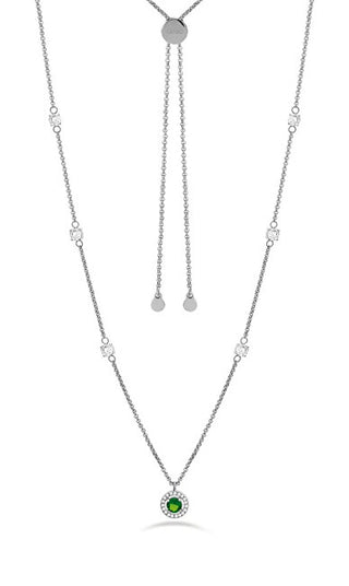 Liu jo Elegant steel Collana with cubic zirconias Essential LJ2271