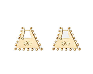 Liu jo Elegant triangle Orecchini made of gold-plated steel LJ3069