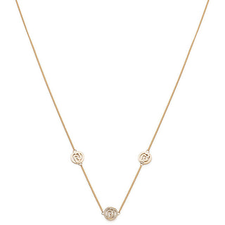 Liu Jo Bellissima Gold-Plated Necklace With Fashion Logos Lj2081 