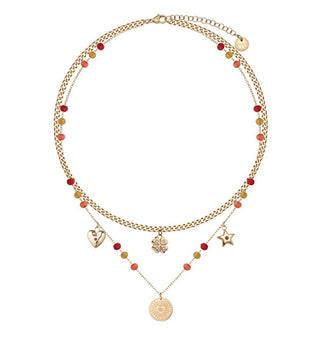 Liu jo Luxury gold-plated Collana with pendants Icones LJ3179