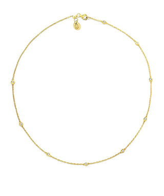 Liu Jo Delicata Collana Placcata Oro Con Zirconi Lj2466