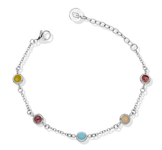 Liu Jo Delicato Bracciale In Acciaio Multicolore Lj2861