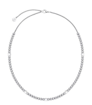 Liu Jo Collier de perles en acier avec cristaux Lj2985 