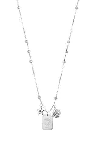 Liu jo Steel Collana with pendants Icones LJ3157