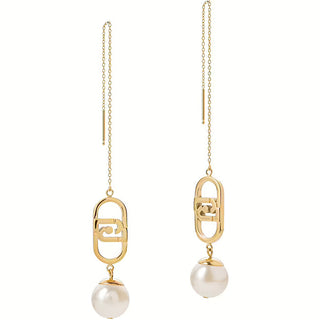 Liu Jo Orecchini Di Perle Placcati Oro Affascinanti Fashion Lj2210