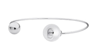 Liu jo Open solid steel Bracciale with pearl LJ3013