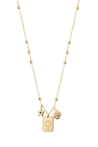 Liu jo Gold-plated Collana with pendants Icones LJ3158