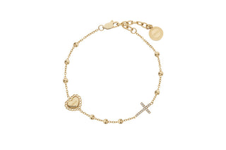 Liu jo Gold-plated Bracciale with crystals Icones LJ3202