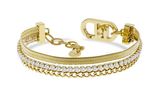 Liu jo Gold Plated Triple Bracciale da donna Fashion LJ2644