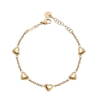 Liu jo Heart gold-plated chain Bracciale Icones LJ3192