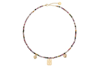 Liu jo Stunning beaded Collana made of steel Icones LJ3156