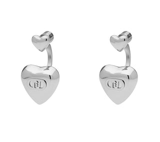 Liu jo Icones steel heart dangle Orecchini LJ3152