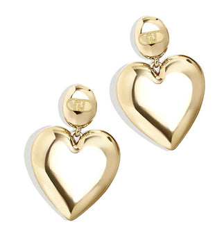 Liu Jo Romantici Orecchini Pendenti Placcati In Oro Fashion Lj2615
