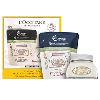 Set de regalo de cuidado corporal suavizante con leche concentrada